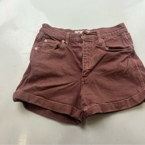 AMO Women's Jean Shorts in Mauve